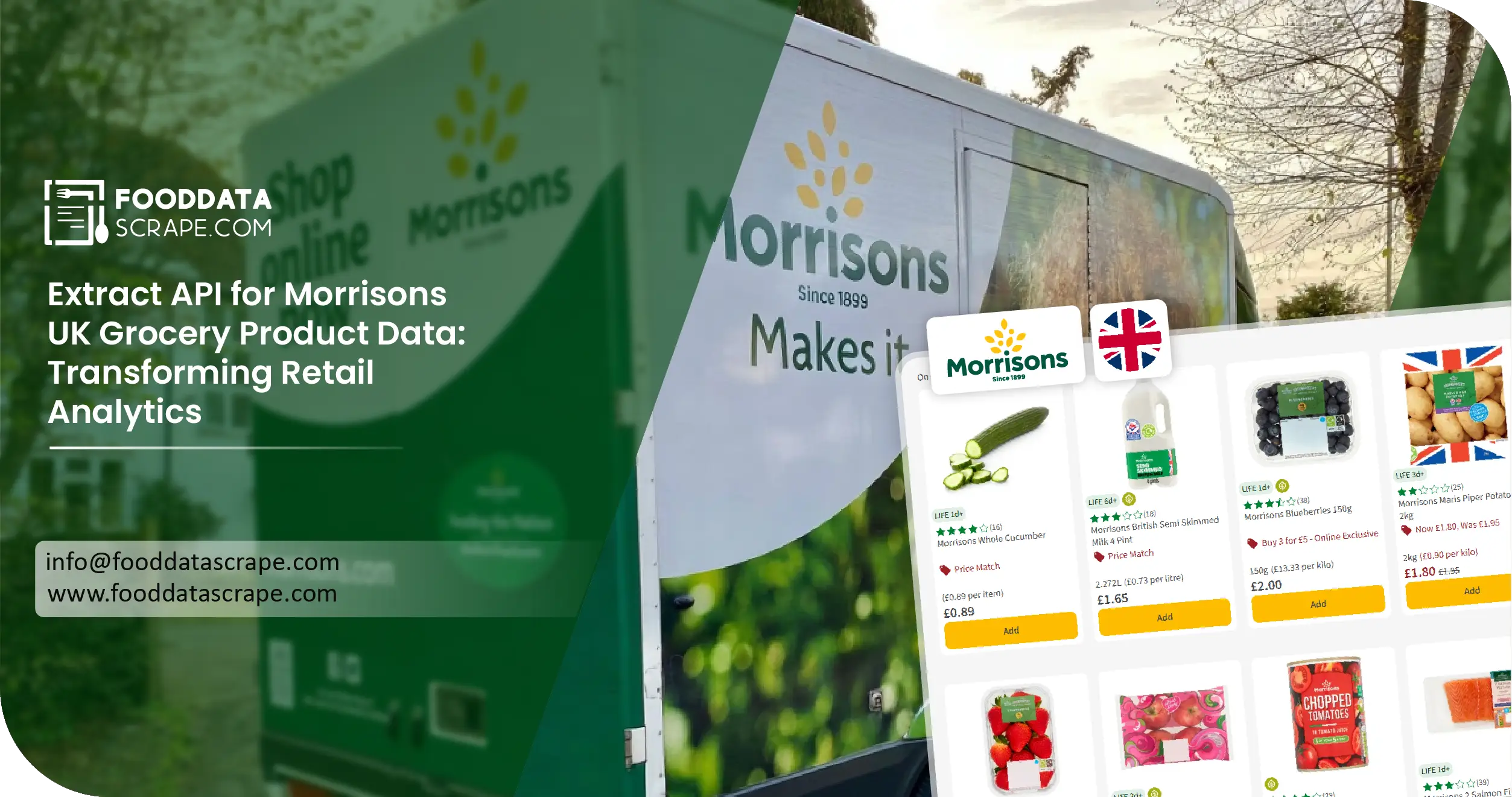 Morrisons UK Grocery Product Data Scraping